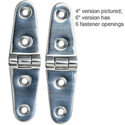 Heavy-Duty Stainless Strap Hinges
