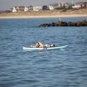 11'6" Inflatable 2-Person Hybrid Stand-Up Paddleboard/Kayak Package image number 7