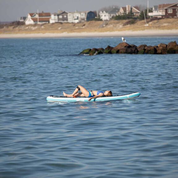 11'6" Inflatable 2-Person Hybrid Stand-Up Paddleboard/Kayak Package image number 7