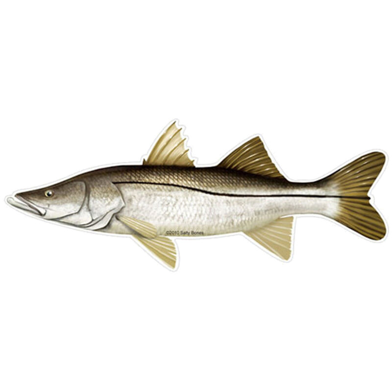 Snook Profile Fish Decal image number 0