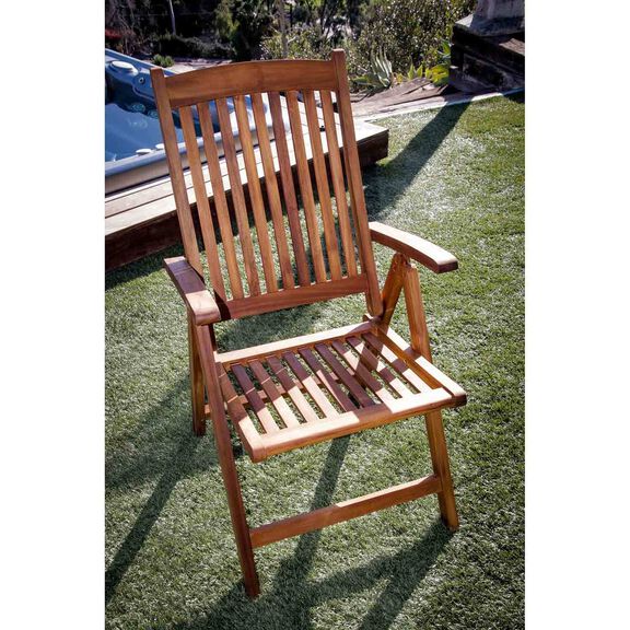 SEATEAK Avalon Teak Folding Deck Armchair