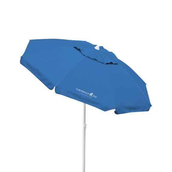 caribbean joe patio umbrella khaki Beach Sun Umbrella, Portable and Adjustable Tilt, UV Protection, Great for Outdoor, Vented Canopy, Full 6.5 ft Arc, Blue : Patio, Lawn & Garden The 6.5 ft This Caribbean Joe 7