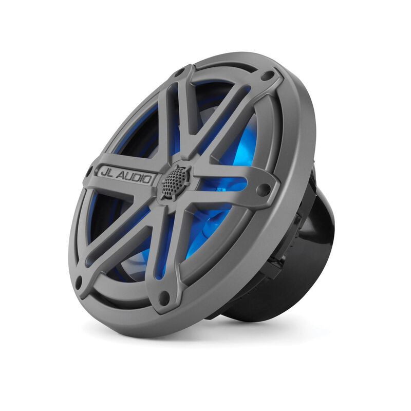 MX770-CCX-SG-TLD-B 7.7" Coaxial System Speakers, Titanium Sport Grilles with Blue LED image number 3