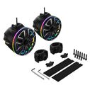 8&rdquo; Marine Short Tower Speaker With Neodymium Magnet, Kevlar Cone, Compression Driver And Digital LED Lights | 200W RMS 4-Ohm image number 4