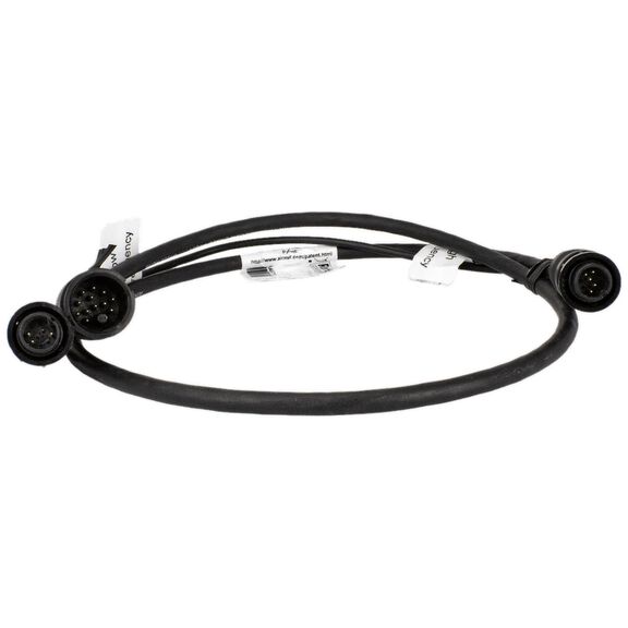 M&M Cable, 12-Pin Chirp Series, with Navico 9-Pin Y-Cable - 1m image number 0