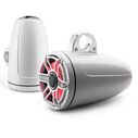 M6-880ETXv3-Gw-S-GwGw-i 8.8" Enclosed Marine Coaxial Speaker System, Gloss White, White Sport Grille with RGB LED Lighting image number 3