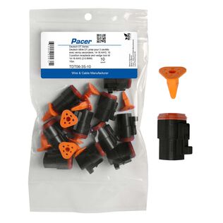 DT Deutsch Plug and Wedge Lock Kit, 3 Position, 10 Pack