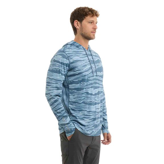 Men's Vaportek Wahoo Camo Hooded Shirt image number 1