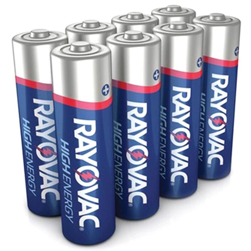 RAYOVAC Alkaline "AA" Batteries 8 Pack West Marine