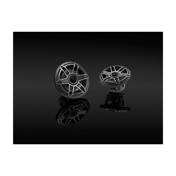 M6-650X-S-GmTi&nbsp;6.5" Marine Coaxial Speakers, Gunmetal and Titanium Sport Grilles image number 5