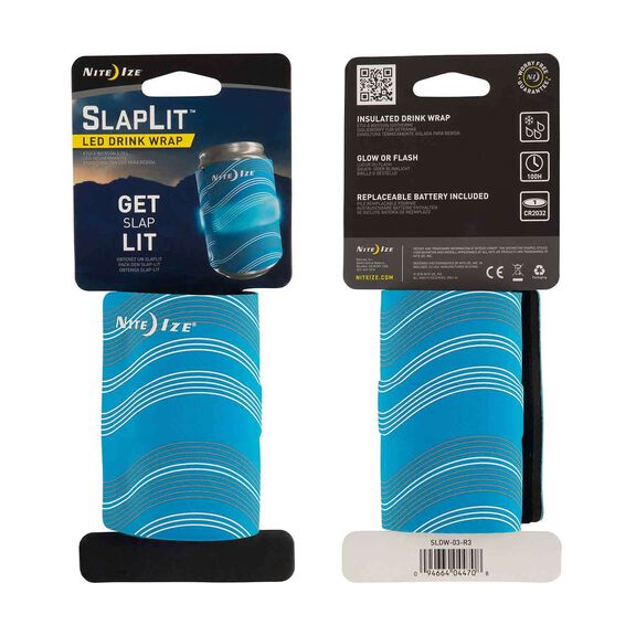 SlapLit&trade; LED Drink Wrap, Blue image number 1