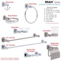 Miah Single Post T.P. Holder w/Lid Chrome image number 5