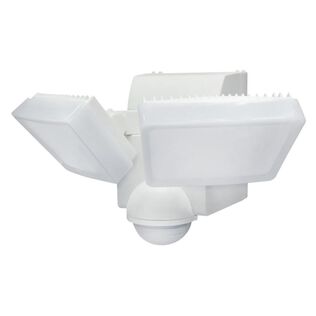 IQ America Battery Operated LED Motion Security Flood Light, 800 Lumens
