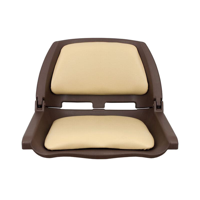 Traveler Folding Seat, Tan Upholstery With Brown Shell image number 0