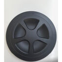 Round Shape Non-Slip Inspection Hatch, 6 Inch, Black image number 0