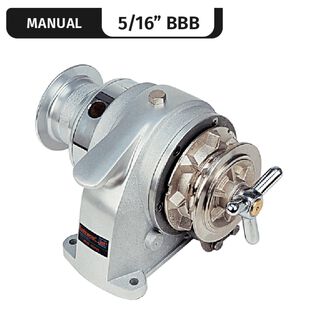 Lofrans Royal Horizontal Manual Windlass with Gypsy+Drum, 5/16" BBB
