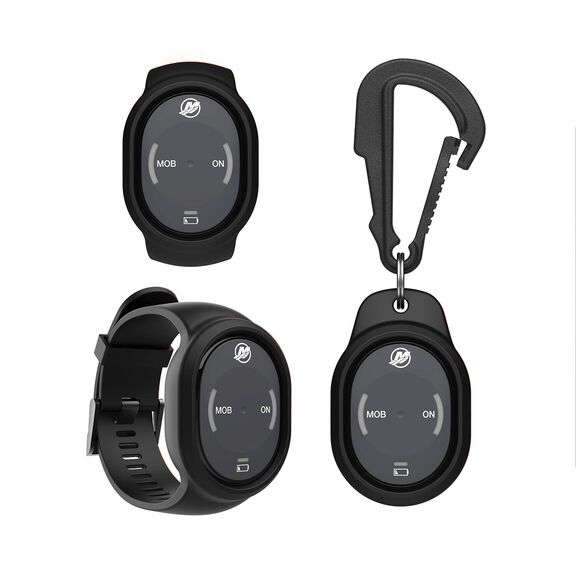 Wearable Fob Kit - Mercury SmartCraft Engines - Passenger Fob, Wristband & Carabiner Clip - 8M6007944 image number 1