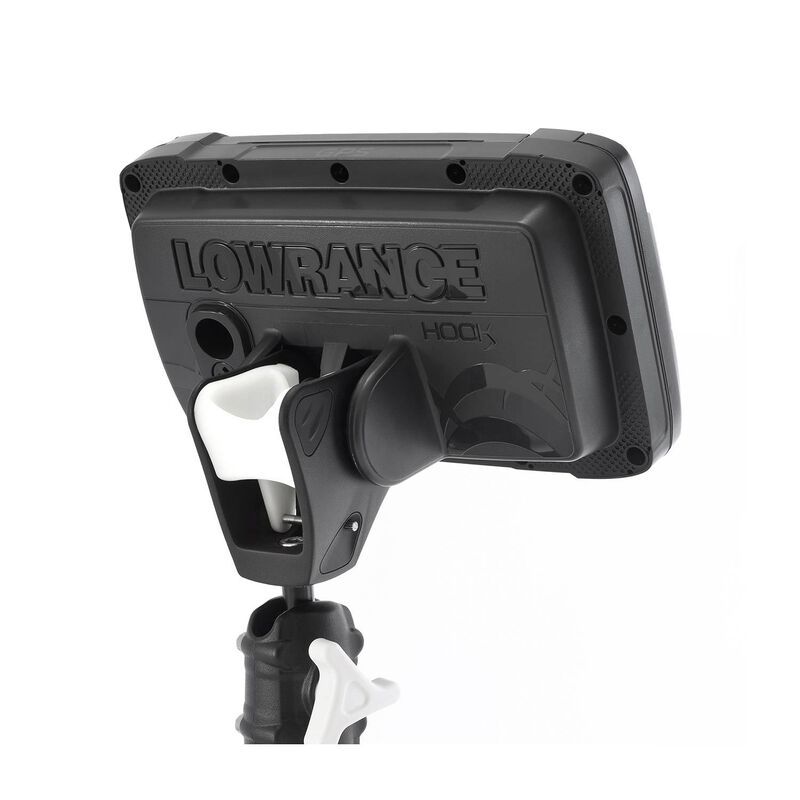 ROKK Mini Lowrance HOOK² Pro Mount Kit with Rail Clamp Base image number 1