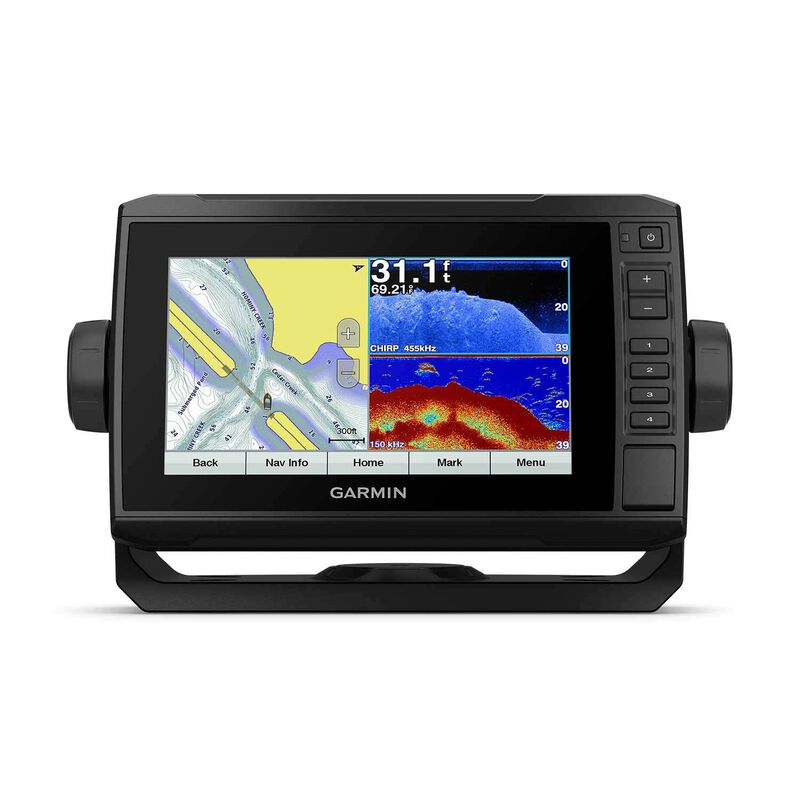 ECHOMAP Plus g3 73cv Fishfinder/Chartplotter Combo with GT22 Transducer and US LakeVu HD Charts image number 0