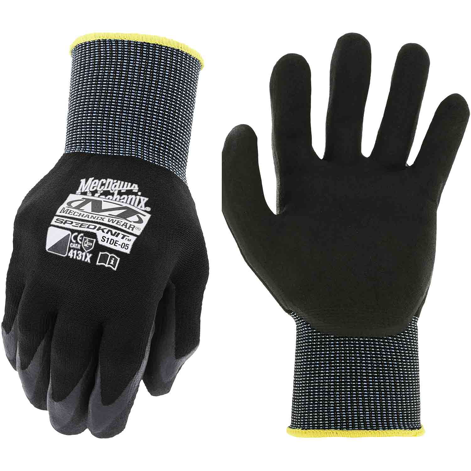 MECHANIX WEAR SpeedKnit™ Utility Work Gloves, Black, Large/X-Large