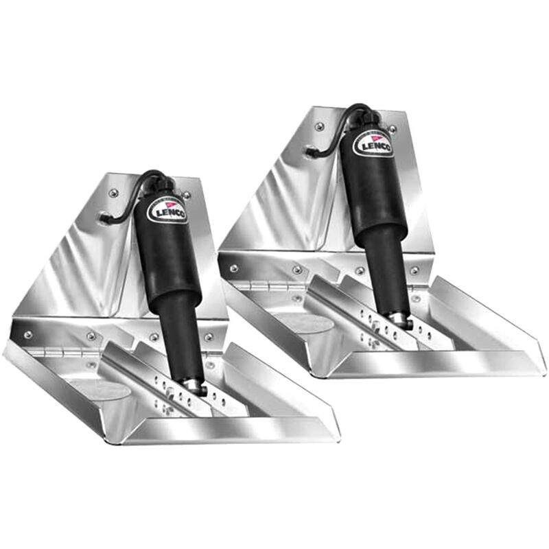 LENCO MARINE Heavy Duty Performance Trim Tab Kit, 18"L x 14"W, 12Volt West Marine