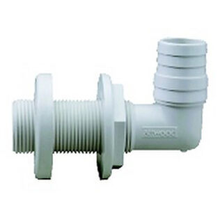 90&deg; Thru-Hull Fitting, 1 1/4" ID Hose