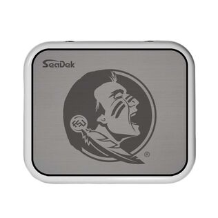 SeaDek Cooler Pad - Collegiate Collection - Fits YETI Roadie 24 - Storm Gray / Black, Florida State University