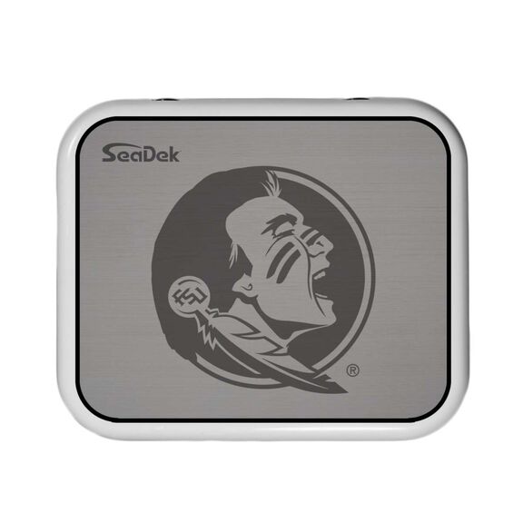 SeaDek Cooler Pad - Collegiate Collection - Fits YETI Roadie 24 - Storm Gray / Black, Florida State University image number 0