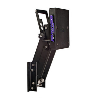 Adjustable 4-Stroke Outboard Motor Bracket, Powder-Coat Aluminum, Max. 35hp, Max. 263lb.