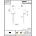 Trinidad Head/Shower Combo Faucet Classic Warm White Sprayer, 10' White Rubber Hose Chrome/Warm White image number 3