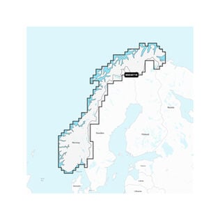 Garmin Navionics+ EU071R Norway, Lakes and Rivers, Electronic Chart