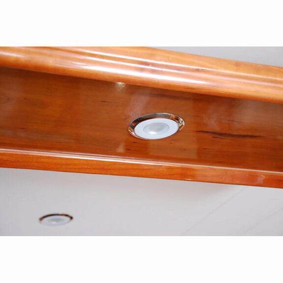 Mirage Flush Mount LED Down Lights, 380 Lumen, Polished Finish image number 1