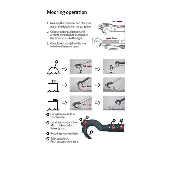 3.2 Meter Telescoping Boat Hook with Moor Hook image number 4