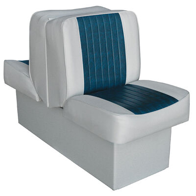 10" Base Run-a-Bout Lounge Seat, Gray/Navy