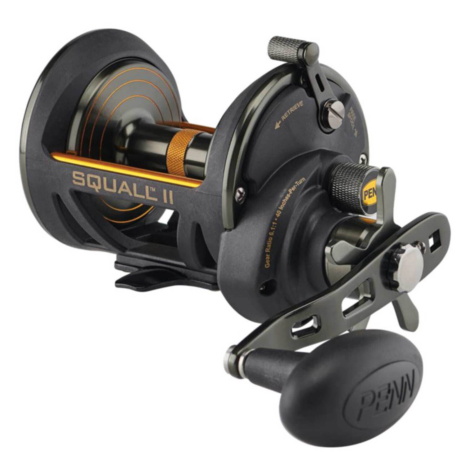 Penn Squall II 40SD スタードラッグ フィッシングリール PENN Squall II 40 Star Drag Left-Hand Conventional Reel
