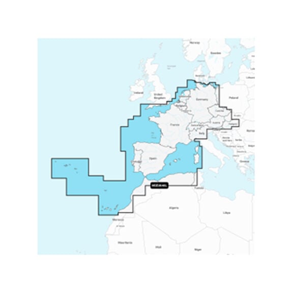 Garmin Navionics Vision+ EU646L Europe, Central and West, Electronic Chart image number 0