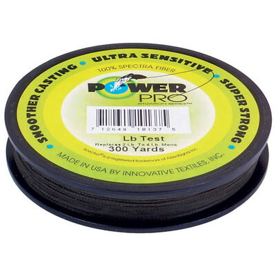 POWER PRO Spectra Braided Fishing Line, Green, 300 yds.