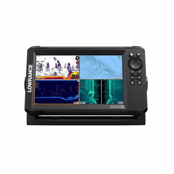 Eagle 9 Fishfinder/Chartplotter Combo with TripleShot&trade; HD Transducer and C-MAP&reg; Inland Charts for US image number 1