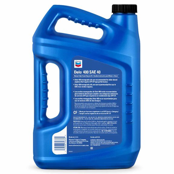 Chevron Delo 400 SAE 40 Heavy Duty Conventional Engine Oil image number 1