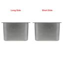 Rectangle Sink Brushed Finish, 304 Stainless Steel, 2" Drain, SoundKOTE image number 2