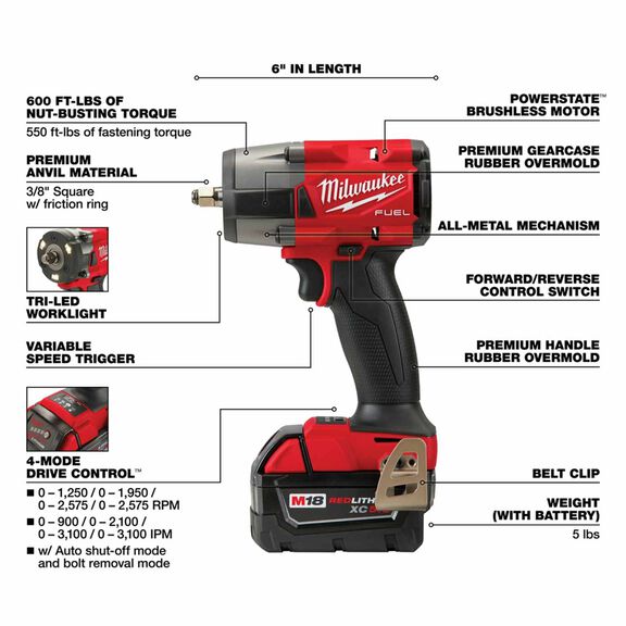 MILWAUKEE M18 FUEL™ 3/8 