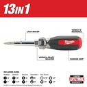 13-in-1 Cushion Grip Screwdriver with Schrader Bit image number 2