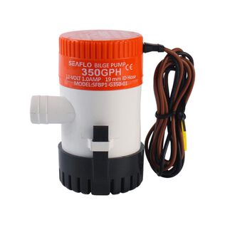 SEAFLO 350 GPH Bilge Pump, 12V, Submersible, Anti-Airlock