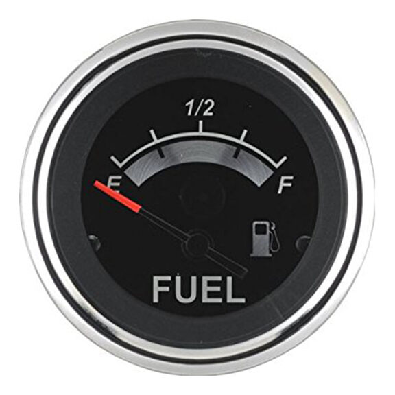 Black Sterling Series Fuel Gauge image number 0