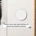 Magnetic Hook "CLEVER", Includes Metal-Nano-Gel-Pad, White image number 4