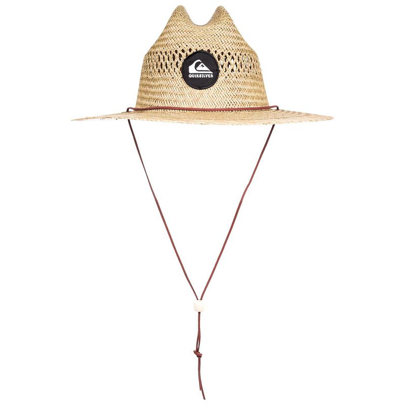 Quiksilver Men's Outsider Lifeguard Wide Brim Beach Sun Straw Hat