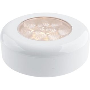 SEAFLO 3" Round LED Ceiling Courtesy Light, PC Bezel, Warm White