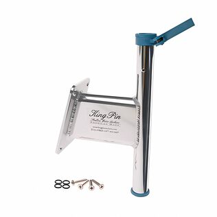 King Pin 5" Transom Shallow Anchor System, Anodized