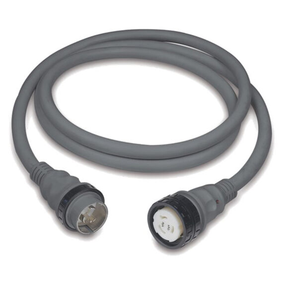 Marinco 25 Foot Shore Power Cordset, 50 Amp, 125/250V, Gray image number 0