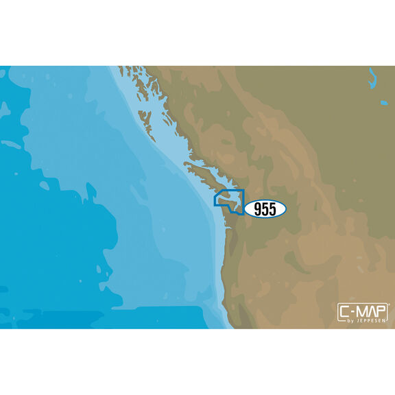 NA-D955 Puget Sound Juan De Fuca and San Juan C-MAP 4D Chart microSD/SD Card image number 0
